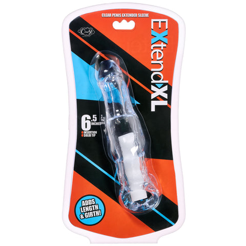 Extend XL Clear Penis Sleeve 7.25 Inch for Enhanced Girth and Length SLEEVES