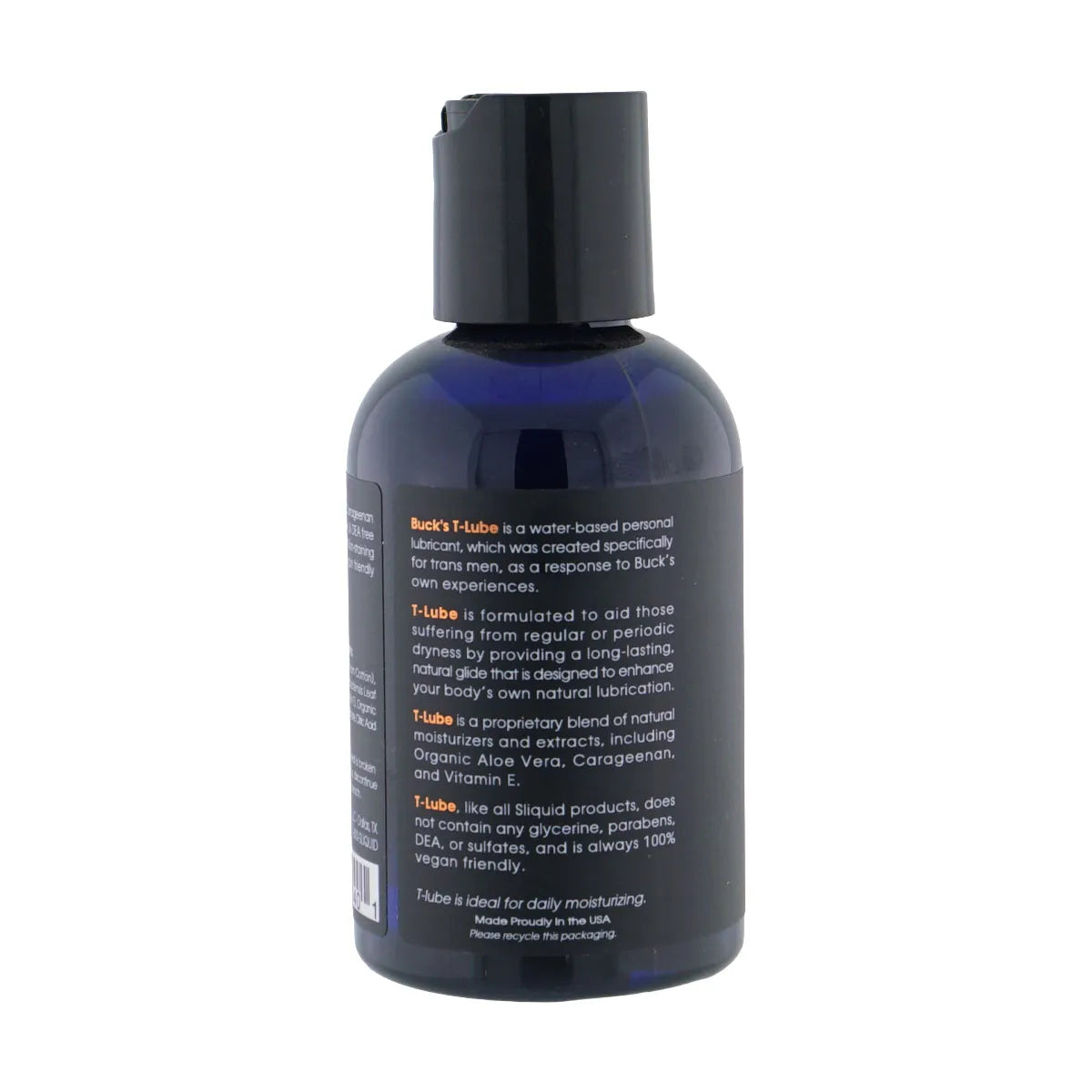 Buck Angel T-Lube – Water-Based Personal Lubricant 4.2 Oz > Lube > Speciality