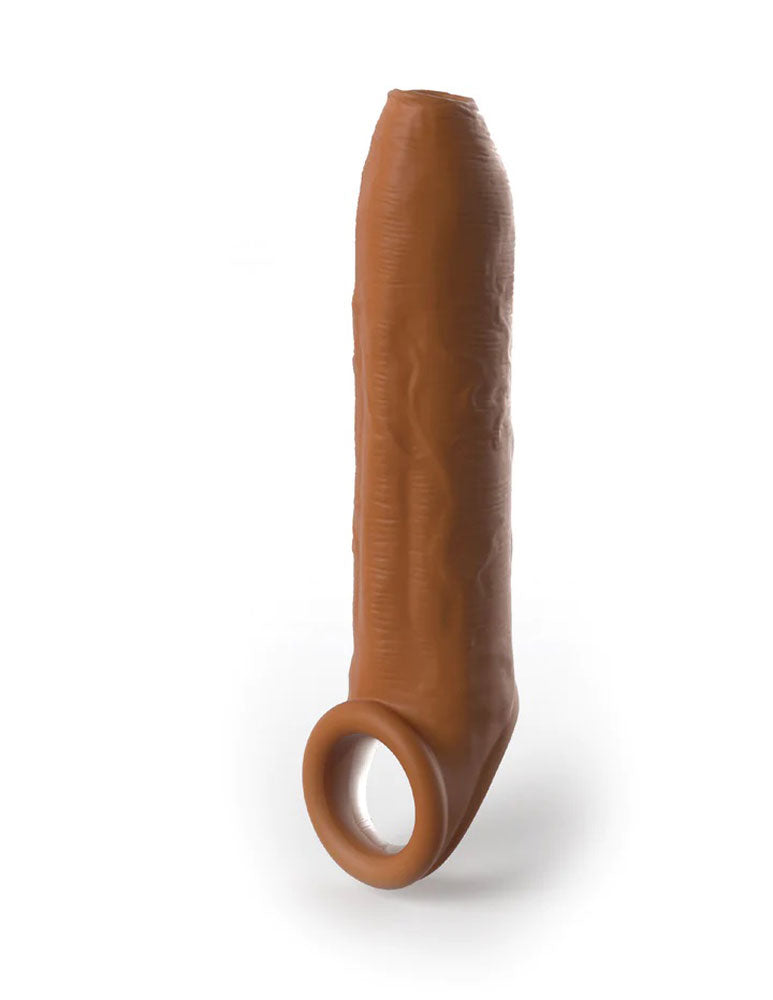 Fantasy X-Tensions Elite 7 Inch Uncut Penis Extension Sleeve Tan SLEEVES
