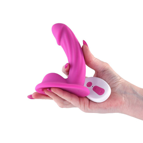 Colours Curve (Pink| Purple| Teal) – Rechargeable Waterproof Vibrating Dildo Dildos & Dongs