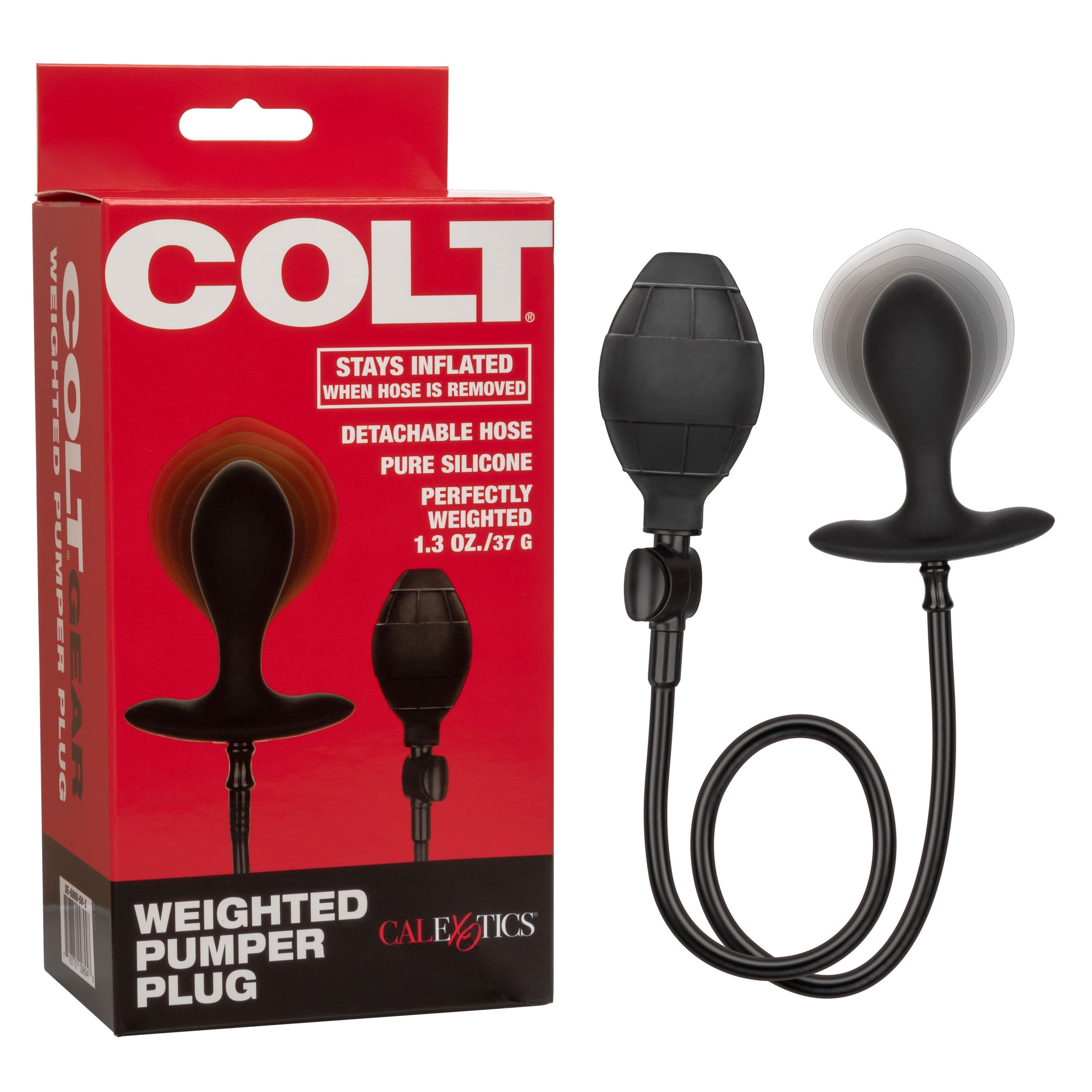 Colt Weighted Pumper Plug – Inflatable Silicone Probe 3 Inch Anal Plug > Anal Range > Tunnel and Stretchers