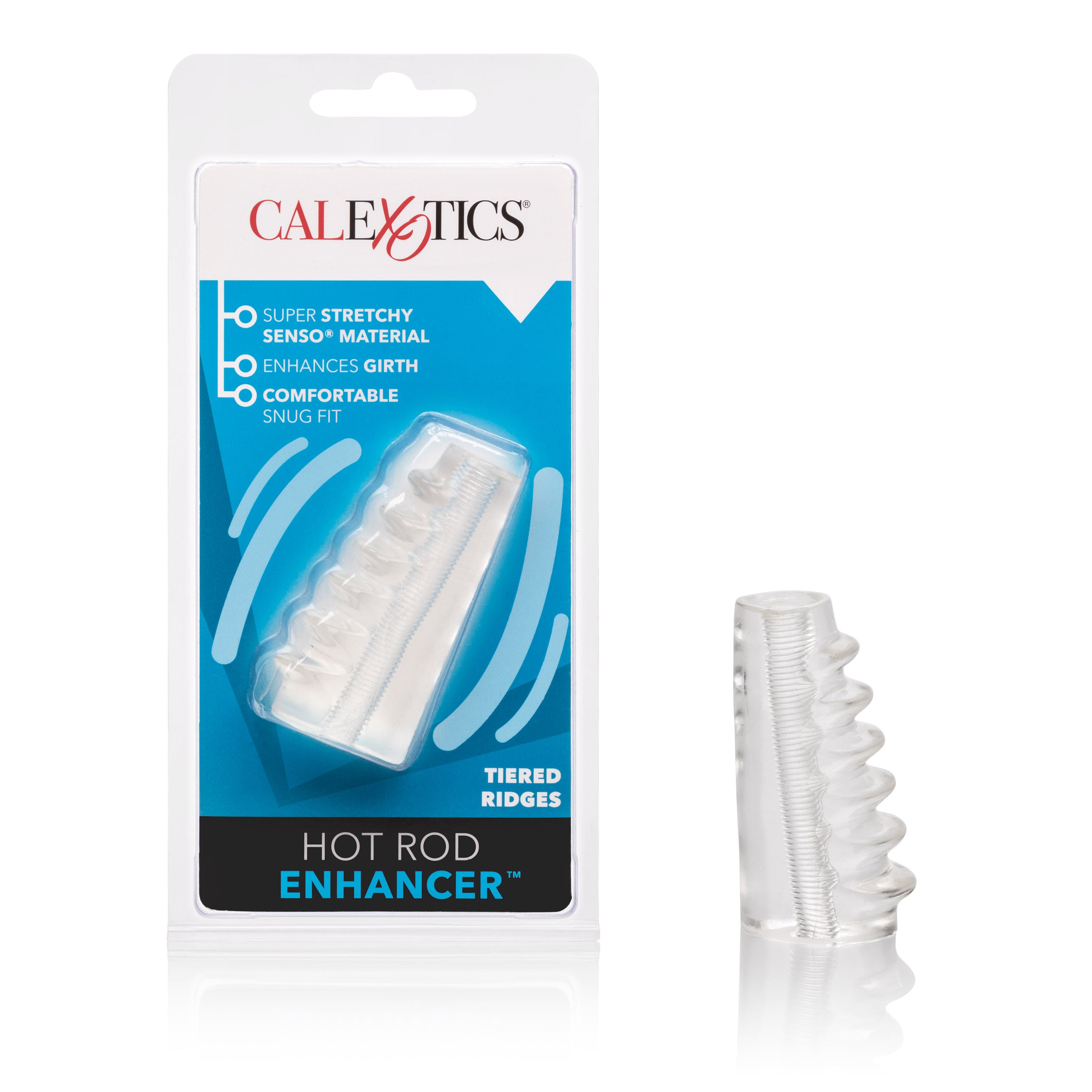 Hot Rod Stretchy Enhancer with Ridged Surface for Girth COCK RINGS Sling
