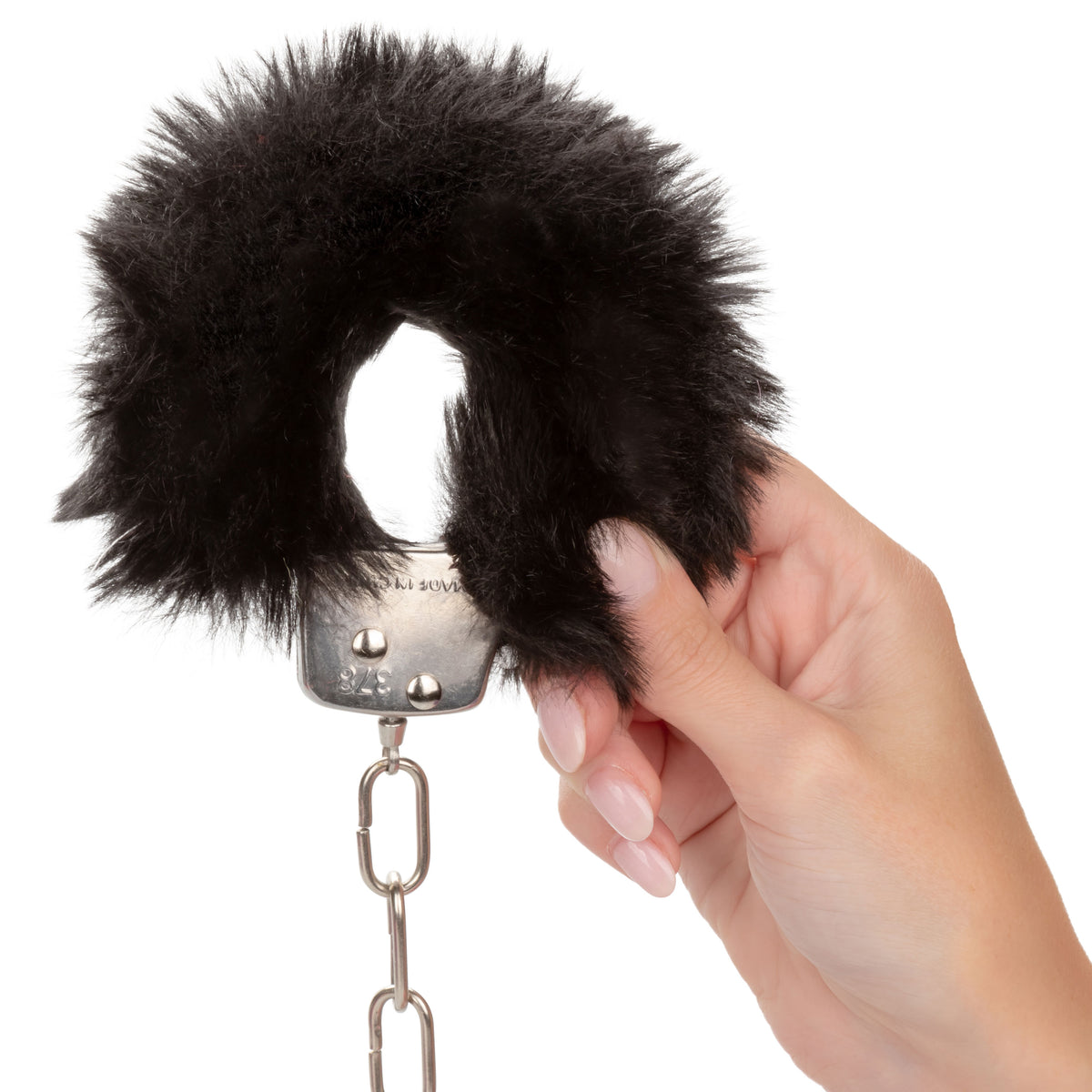 Ultra Fluffy Black Furry Bondage Cuffs > Bondage Gear > Handcuffs