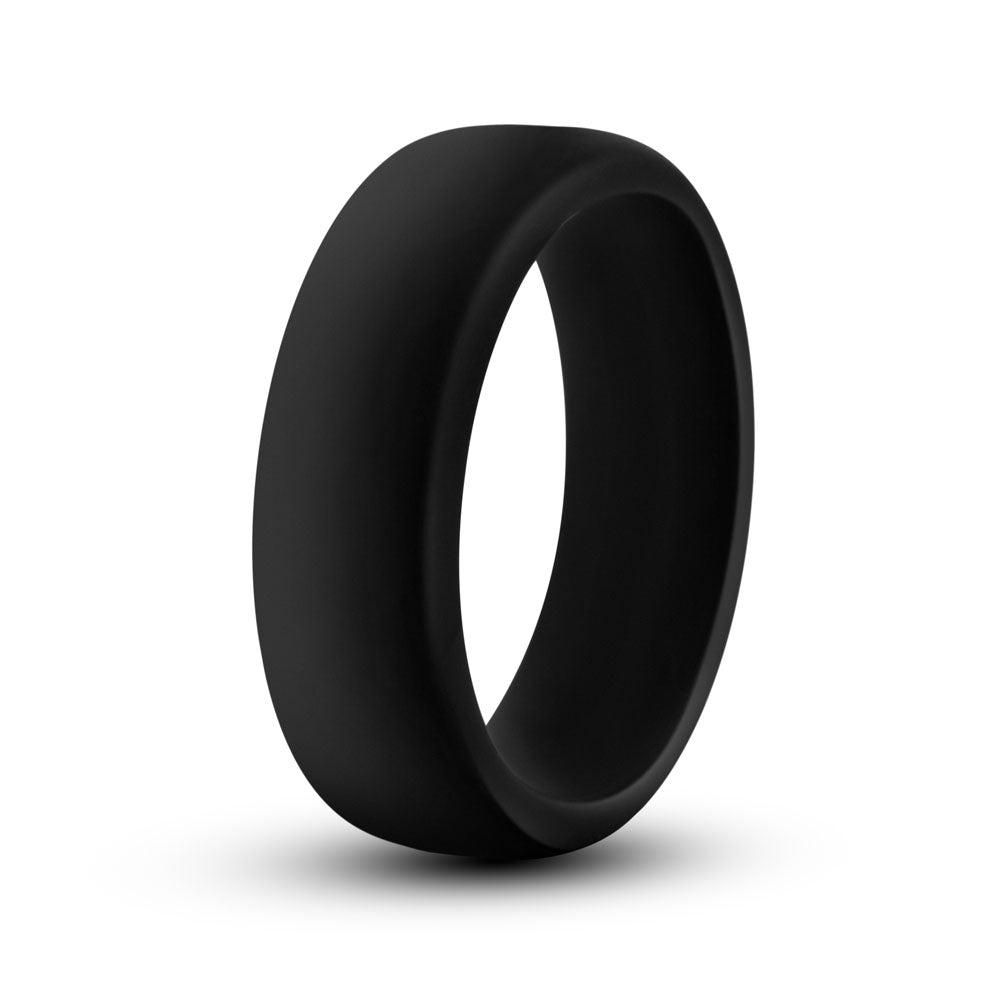 Performance Silicone Go Pro Cock Ring Black 1.5in Comfort Black COCK RINGS
