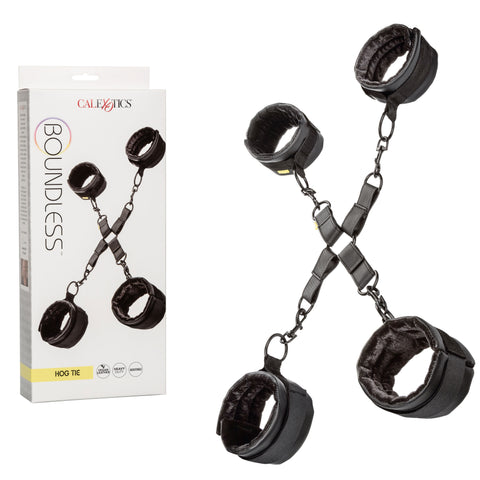 Boundless Hog Tie Bondage Restraints With Wrist And Ankle Cuffs > Bondage Gear > Restraints