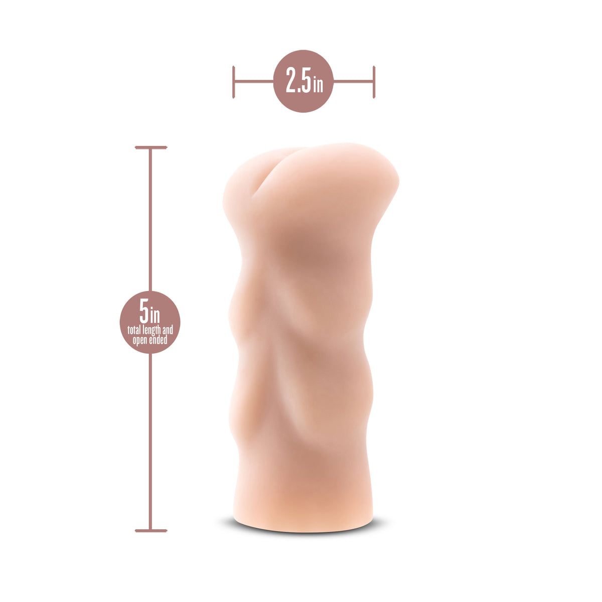 Cassie Beige Male Stroker With Ultra-Soft X5 Plus Material > Sex Toys For Men > Masturbators > Manual