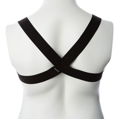 Gender Fluid Mason Harness Black L-XXL Size Chest 40-60 Inches Womens Harnesses