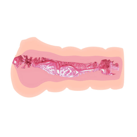 Crazy Bull Vagina Stroker Realistic Skin Tone Strokers - Manual