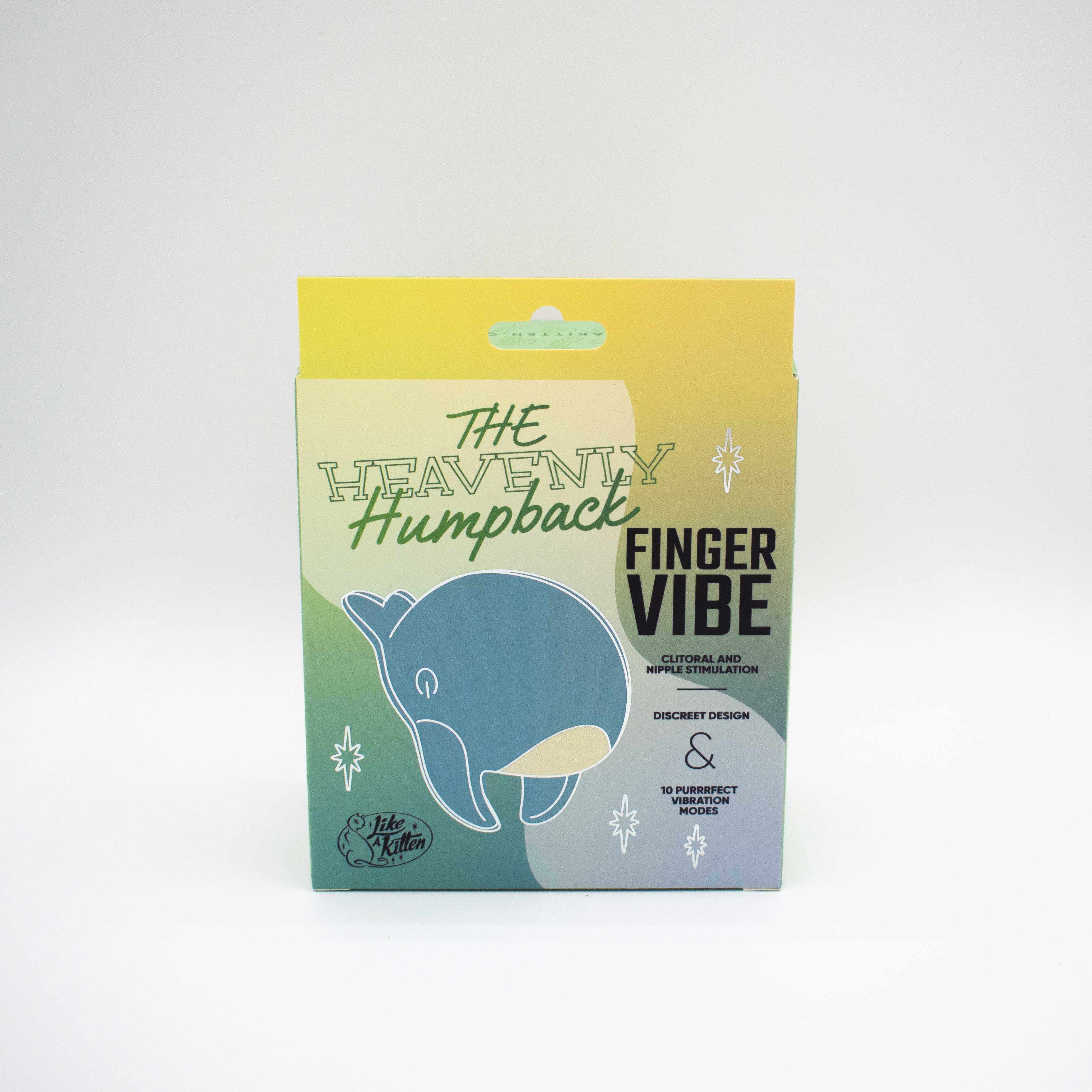 Heavenly Humpback Finger Bullet Vibrator Compact Blue Design Finger Stimulator