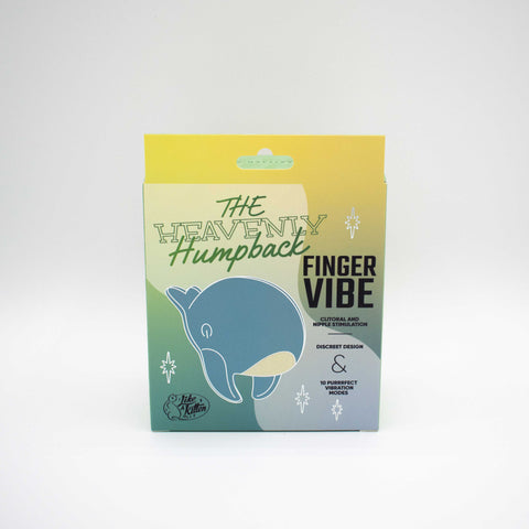 Heavenly Humpback Finger Bullet Vibrator Compact Blue Design Finger Stimulator