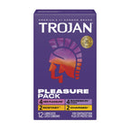 Trojan Pleasure Pack Condom Variety 12 Pack for Intimacy > Essentials > Condoms