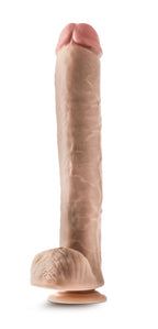 Dr. Michael 14 Inch Beige Realistic Dildo with Suction Base > Dildos > Oversized Toys