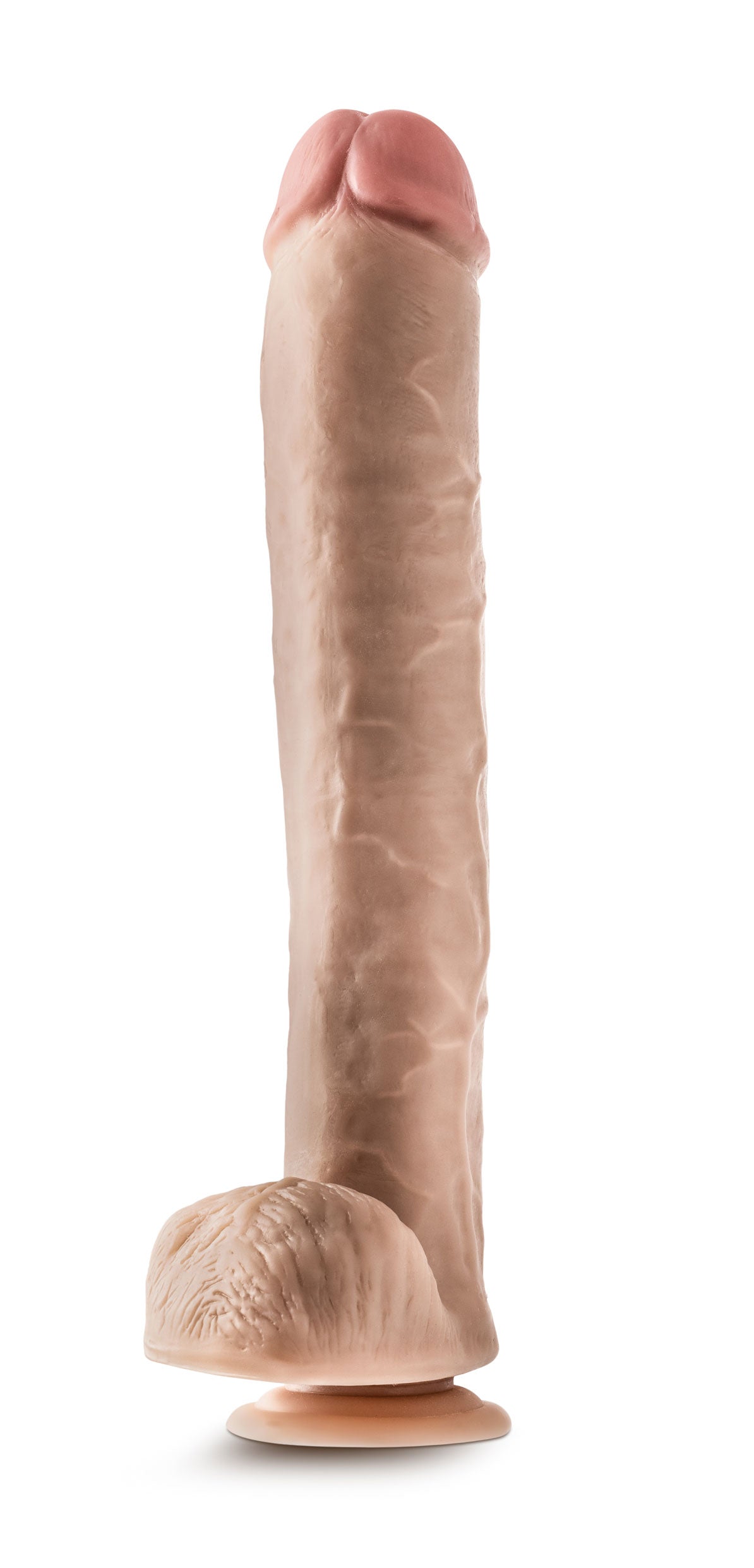 Dr. Michael 14 Inch Beige Realistic Dildo with Suction Base > Dildos > Oversized Toys