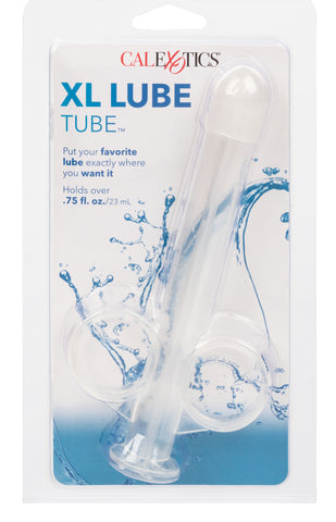 XL Lube Tube Clear Reusable Lubricant Dispensing Tube Lube Applicator
