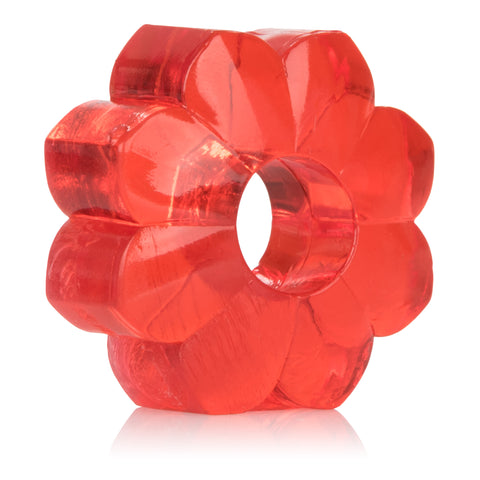 Basic Essentials 4 Pack Clear Stretchy Enhancers Sex Toys COCK RING Set