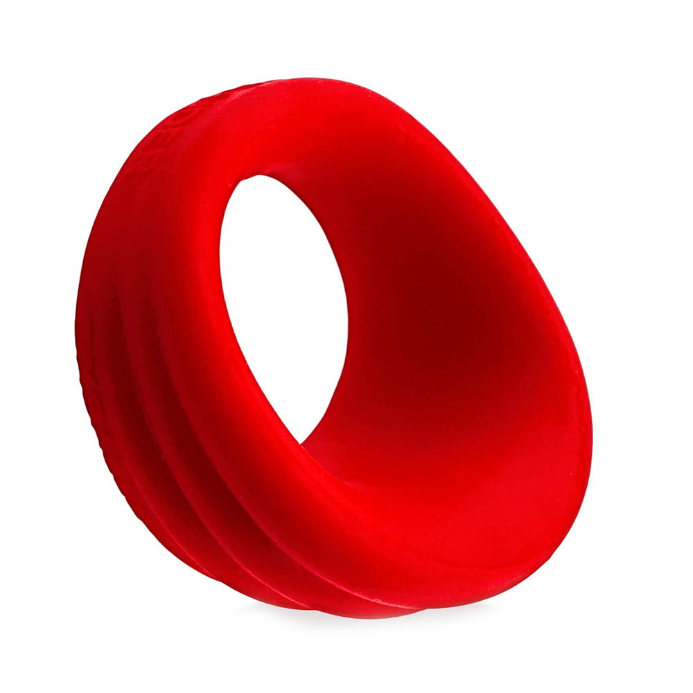 Expander Slimmer Scoop Style Cockring Red > Cock Ring > Single