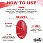 Love Connection Silicone Panty Vibe (Red) – Remote-Controlled Panty Vibrator > Sex Toys For Ladies > Panty Vibes