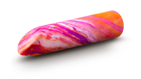 Limited Addiction Fiery Power Vibe Coral Mini Vibrator with Rumble Tech BULLETS