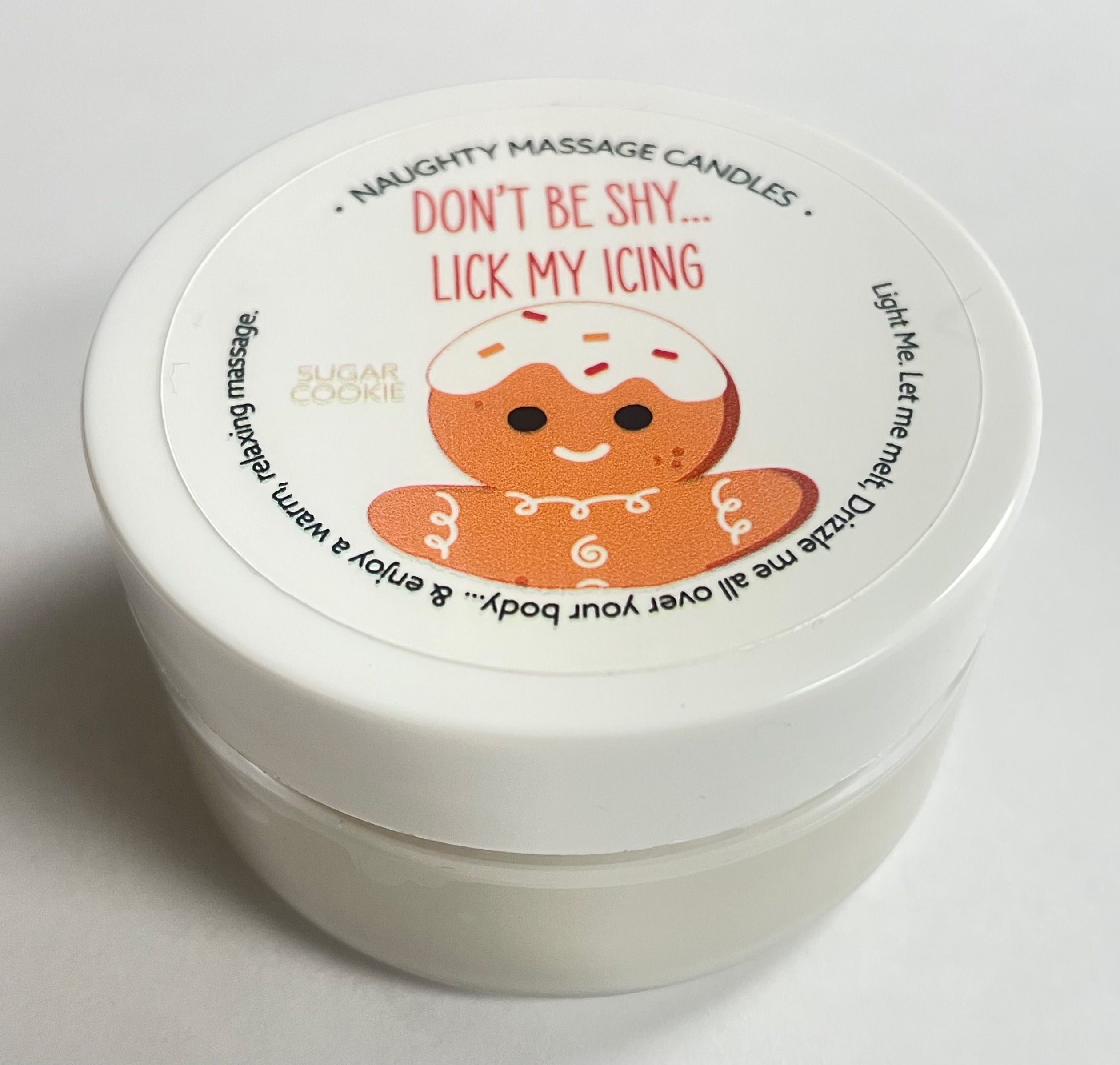 Kama Sutra Sugar Cookie Massage Candle for Adult Intimacy