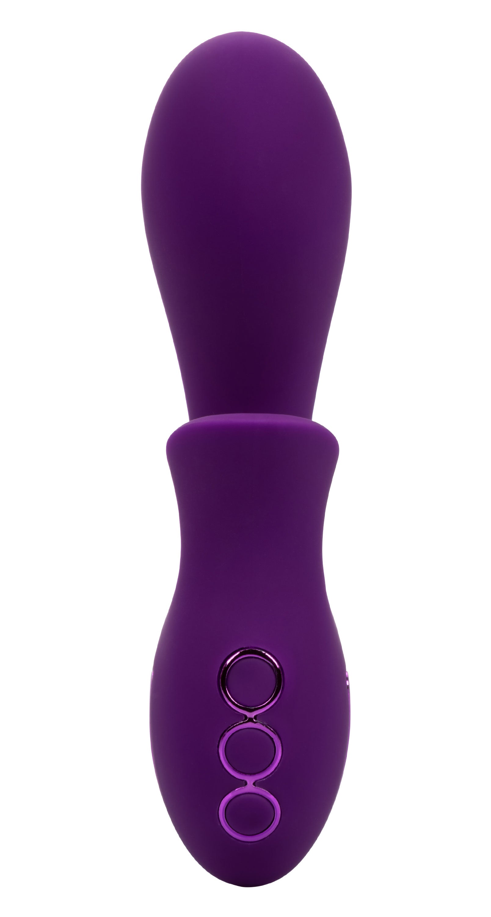 California Dreaming Huntington Beach Heartbreaker Purple Silicone Rechargeable Massager with Dual Motors and 10 Suction Functions STIMULATORS
