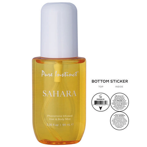 Pure Instinct Sahara – Pheromone Hair and Body Mist 3.35oz > Essentials > Aphrodisiacs