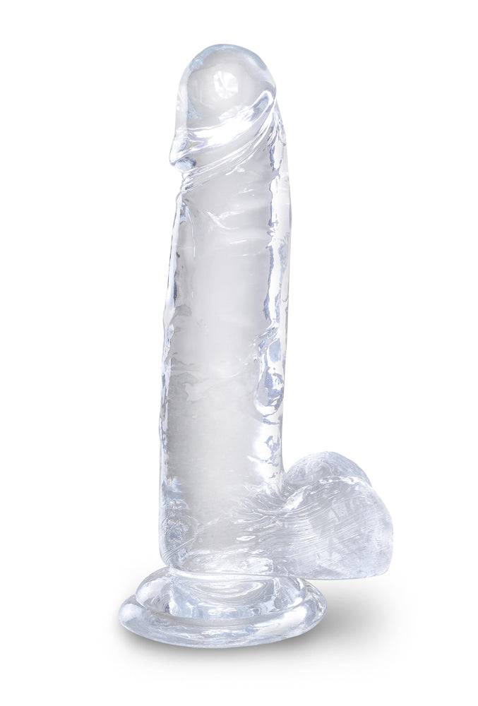 King Cock Clear 7 Inch With Balls – Realistic Clear Dildo > Dildos > Realistic Dildos