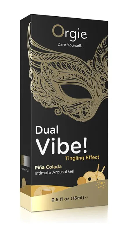 Orgie Dual Vibe Pina Colada – Kissable 15ml Vibrator Gel Default Title > Lube > Oral Gels & Sprays