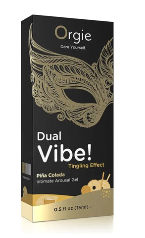Orgie Dual Vibe Pina Colada – Kissable 15ml Vibrator Gel Default Title > Lube > Oral Gels & Sprays