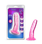 B Yours Plus Clear Suction Cup 5" Dildo Soft Realistic Feel > Dildos > Slim Dildos