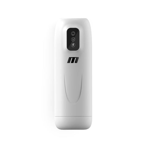M for Men Robo-Bator White Vibrating Male Masturbator Toy Strokers - Auto