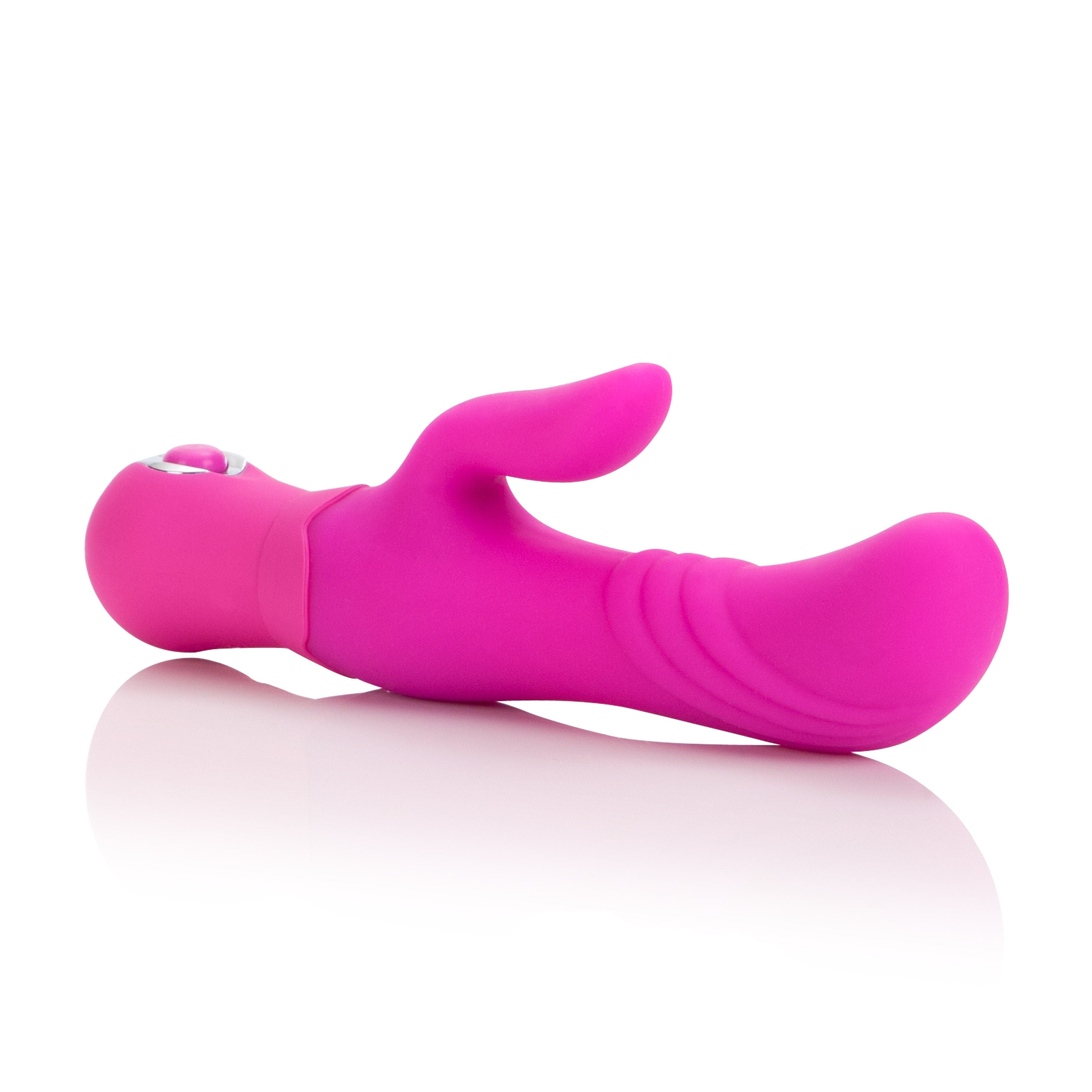 Posh Blue Silicone Thumper Dual Massager with 3 Speeds VIBRATORS-RABBIT