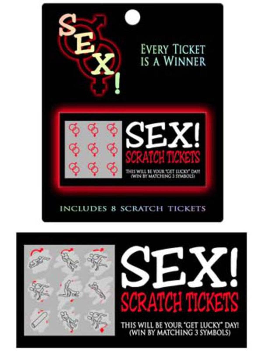 Kheper Games Adult Toys SEX! Scratch Tickets 825156107355