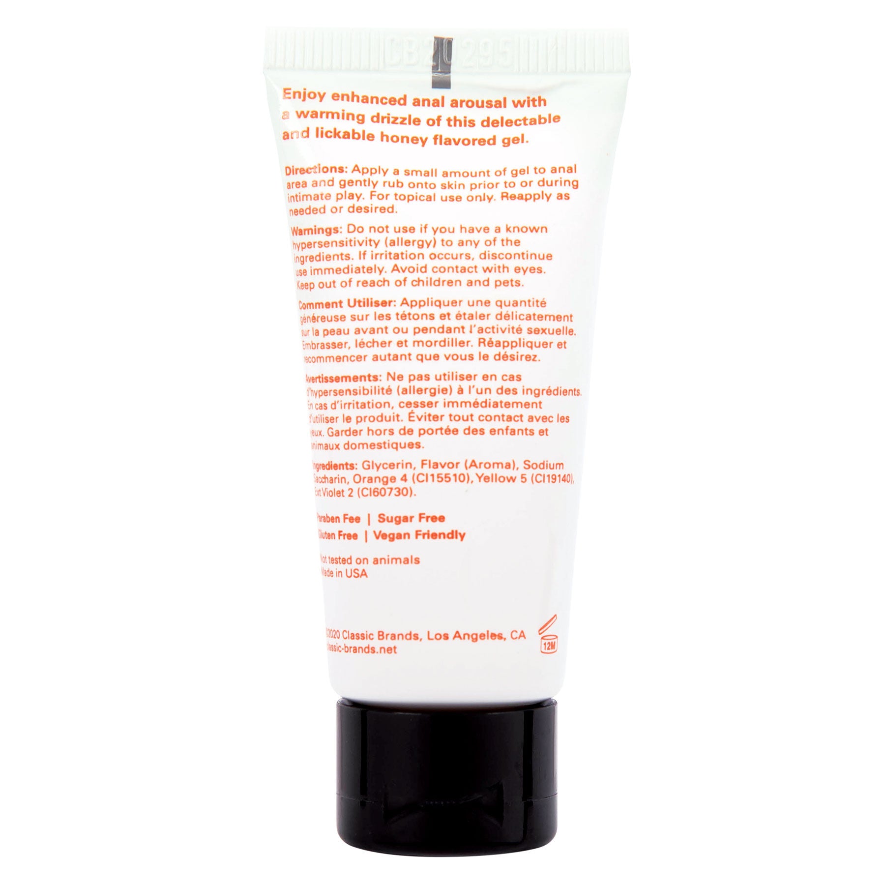 Honey Buns Warming Lickable Gel for Intimate Anal Play 15ml