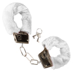 Playful Furry Cuffs White – Soft Plush Material Bondage Handcuffs > Bondage Gear > Handcuffs
