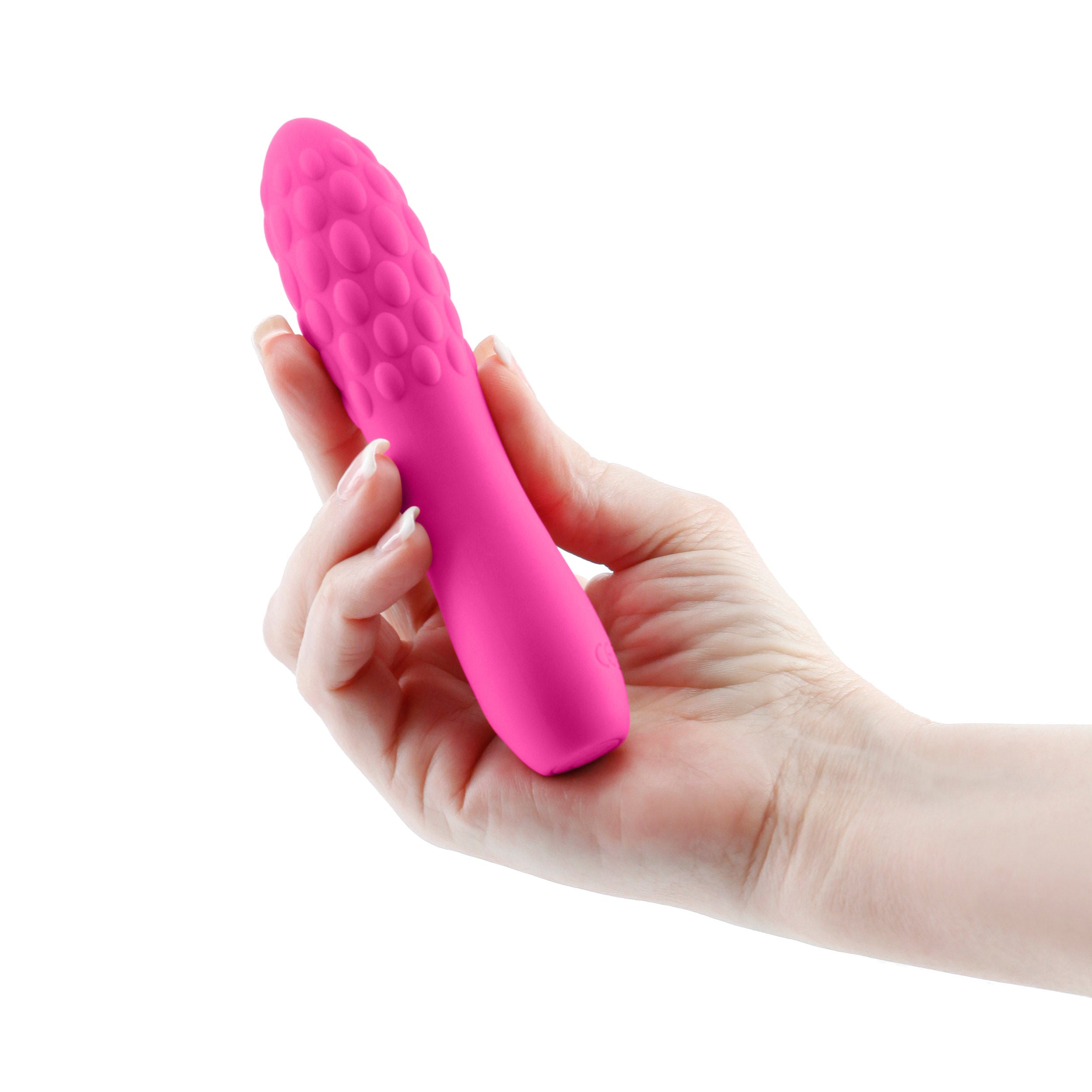 Inya Rita Pink Rechargeable Clitoral Vibrator with Textured Design Vibrators