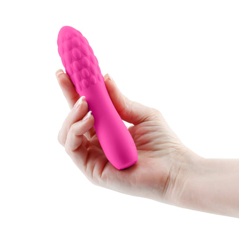Inya Rita Pink Rechargeable Clitoral Vibrator with Textured Design Vibrators