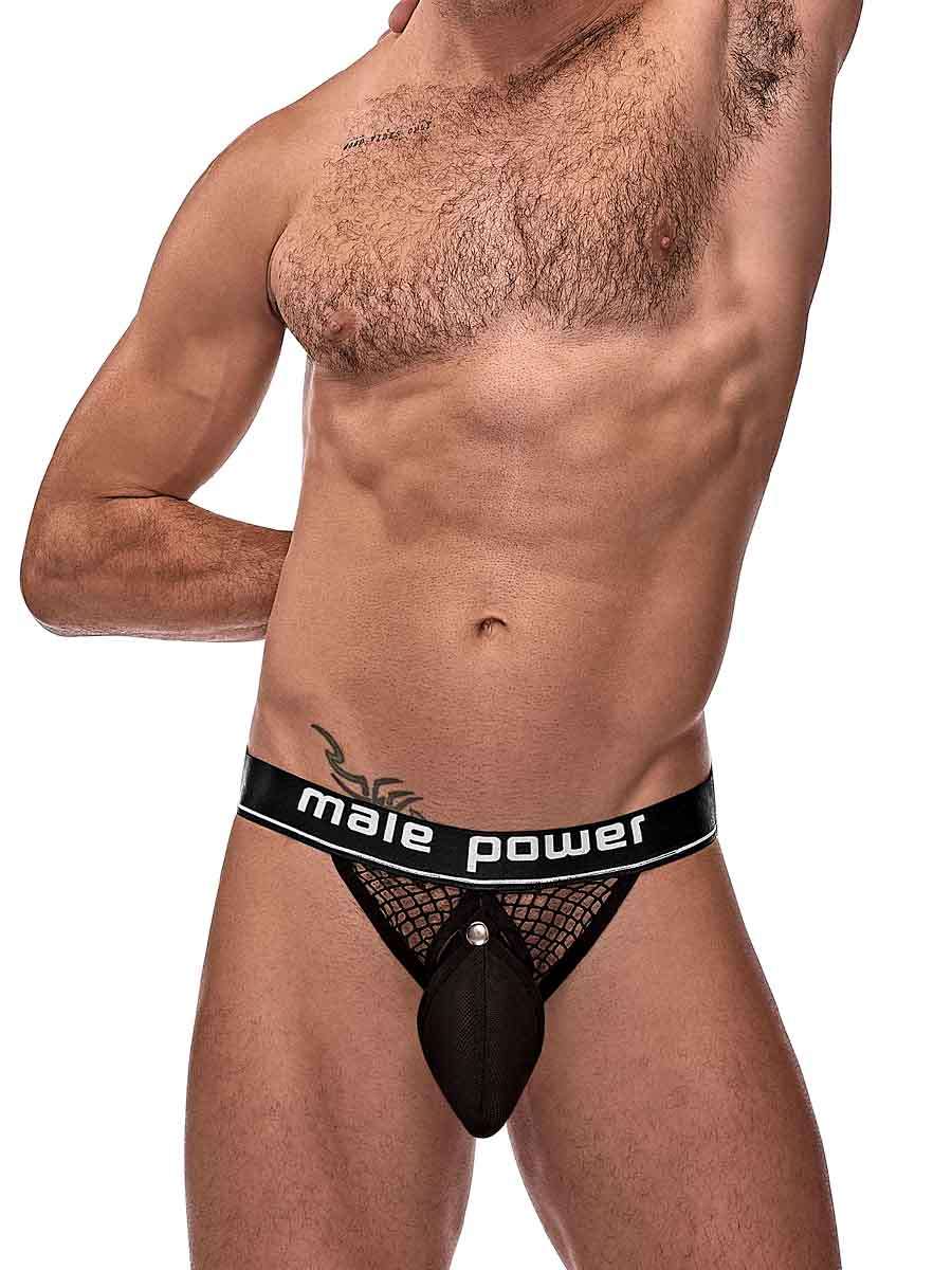 Cock Pit Net Cock Ring Jock (Black) – Breathable Ring Jock Jockstraps