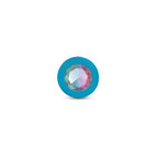 Gemma Cheeky Charms Clear Iridescent Teal Silicone Large – Vibrant Tapered Butt Plug > Anal Range > Jewel Butt Plugs