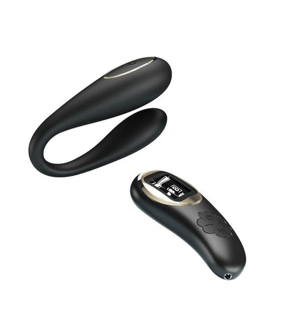Nathan Double Pleasure Remote Control Vibrator for Adults Black BULLETS