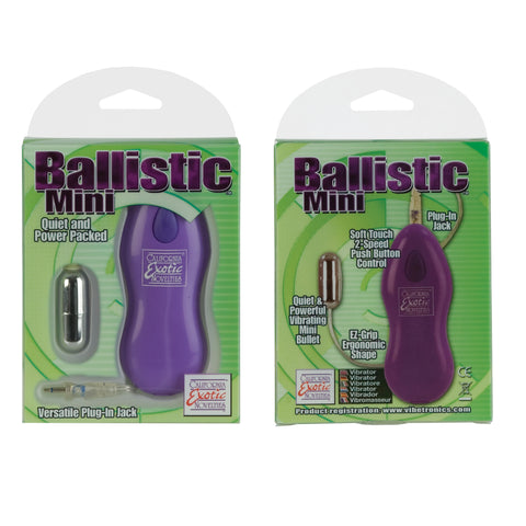 Ballistic Slimline Vibrator by CalExotics for Discreet Pleasure BULLETS