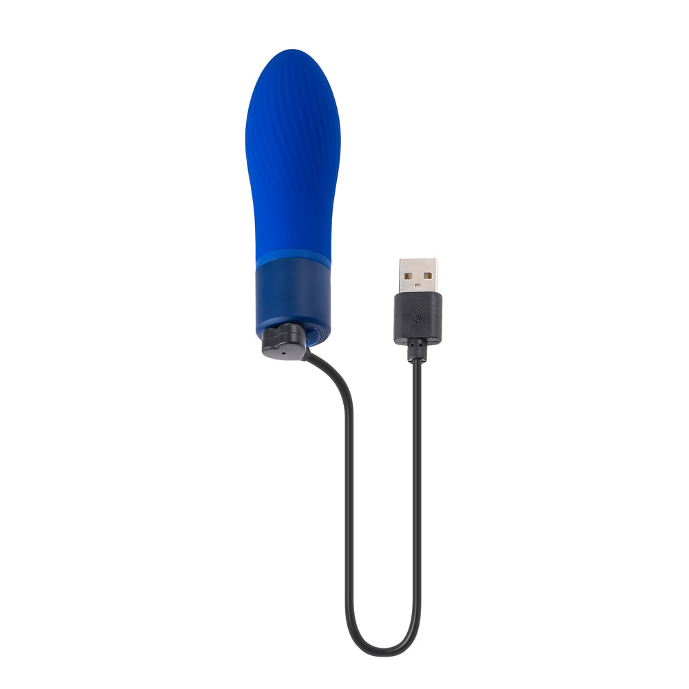 Selopa Cobalt Cutie - 4 Inch Silicone Rechargeable Bullet Vibrator BULLETS