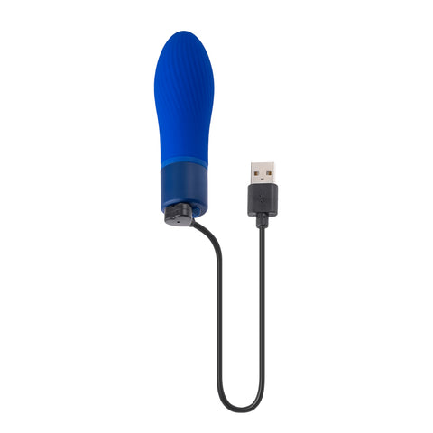 Selopa Cobalt Cutie - 4 Inch Silicone Rechargeable Bullet Vibrator BULLETS