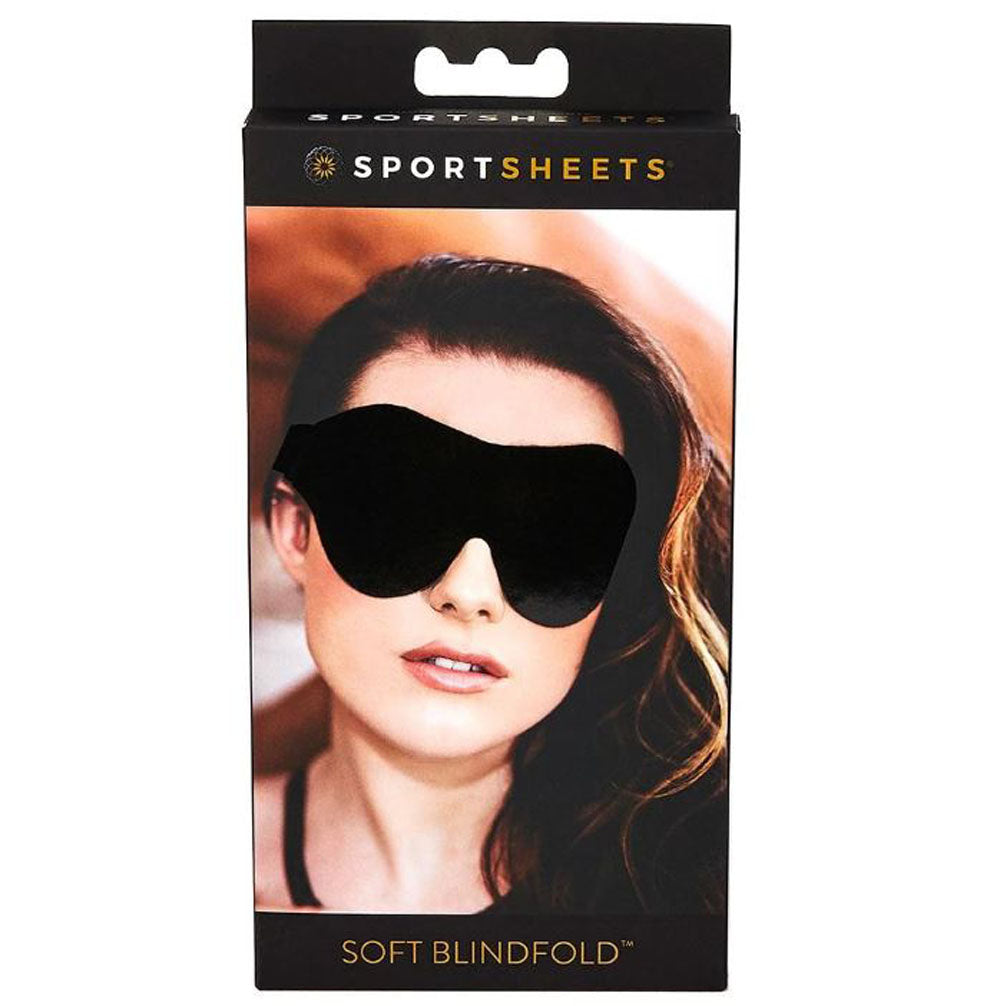 Soft Blindfold – Ultra-Soft Fabric Sensory Play Adult Intimacy Accessory Black > Bondage Gear > Blindfolds