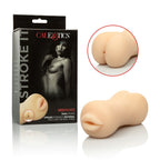 CalExotics Realistic Stroke It Pussy and Ass Masturbator Sleeve > Sex Toys For Men > Masturbators > Manual
