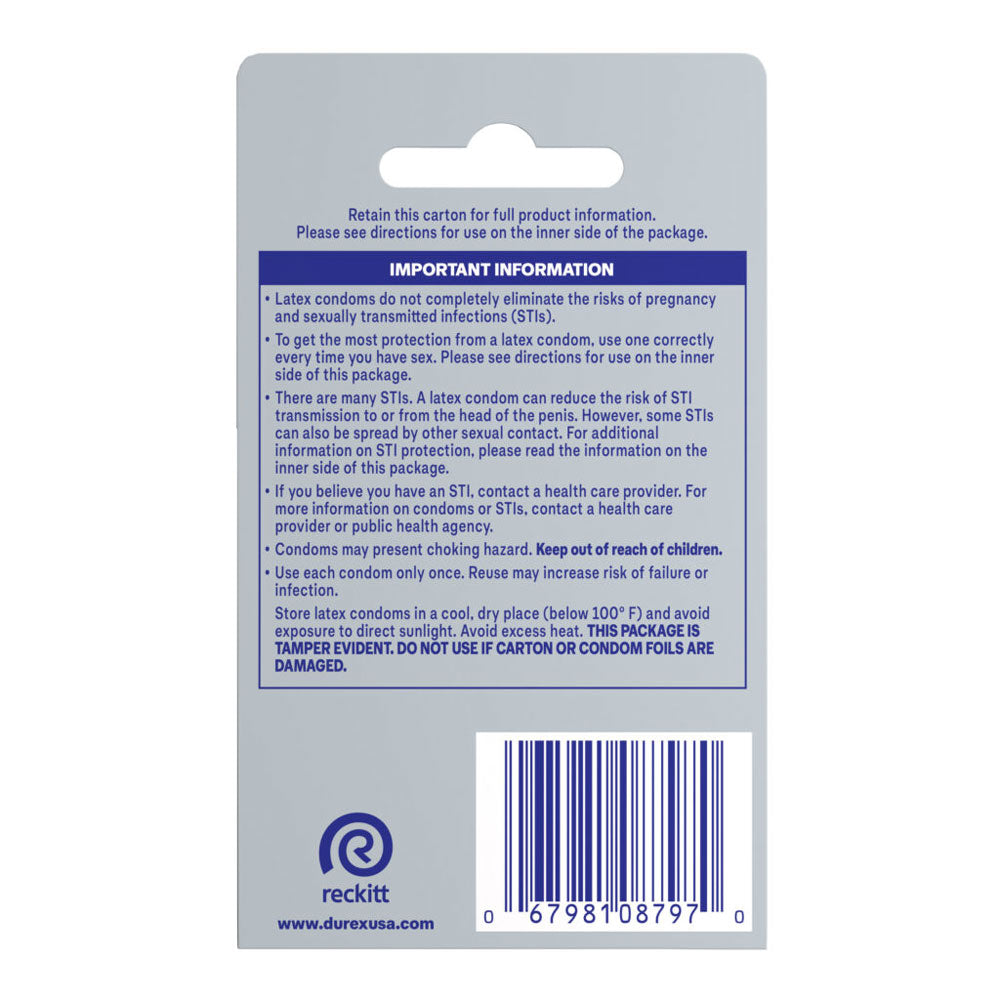 Durex Air Condom- 3 Pack > Essentials > Condoms