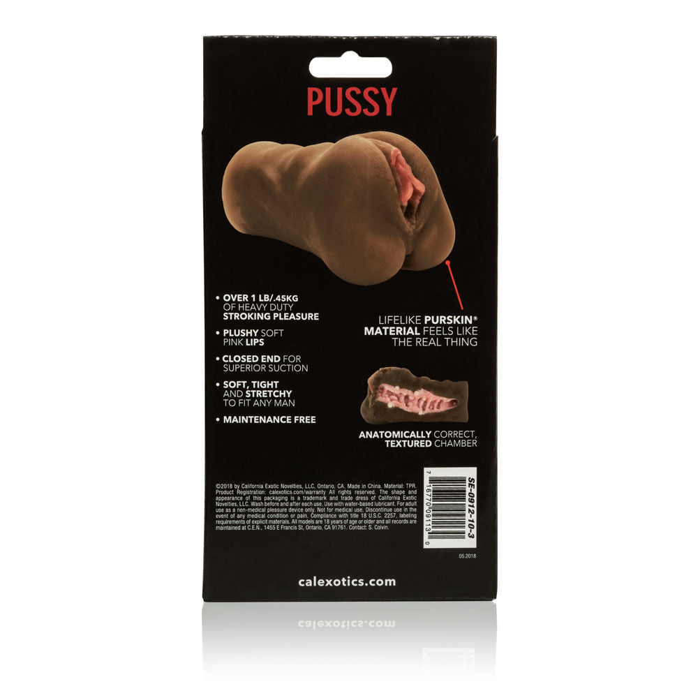 Ivory Stroke It Pussy – Life-Like Texture Male Masturbator Brown > Sex Toys For Men > Masturbators > Manual