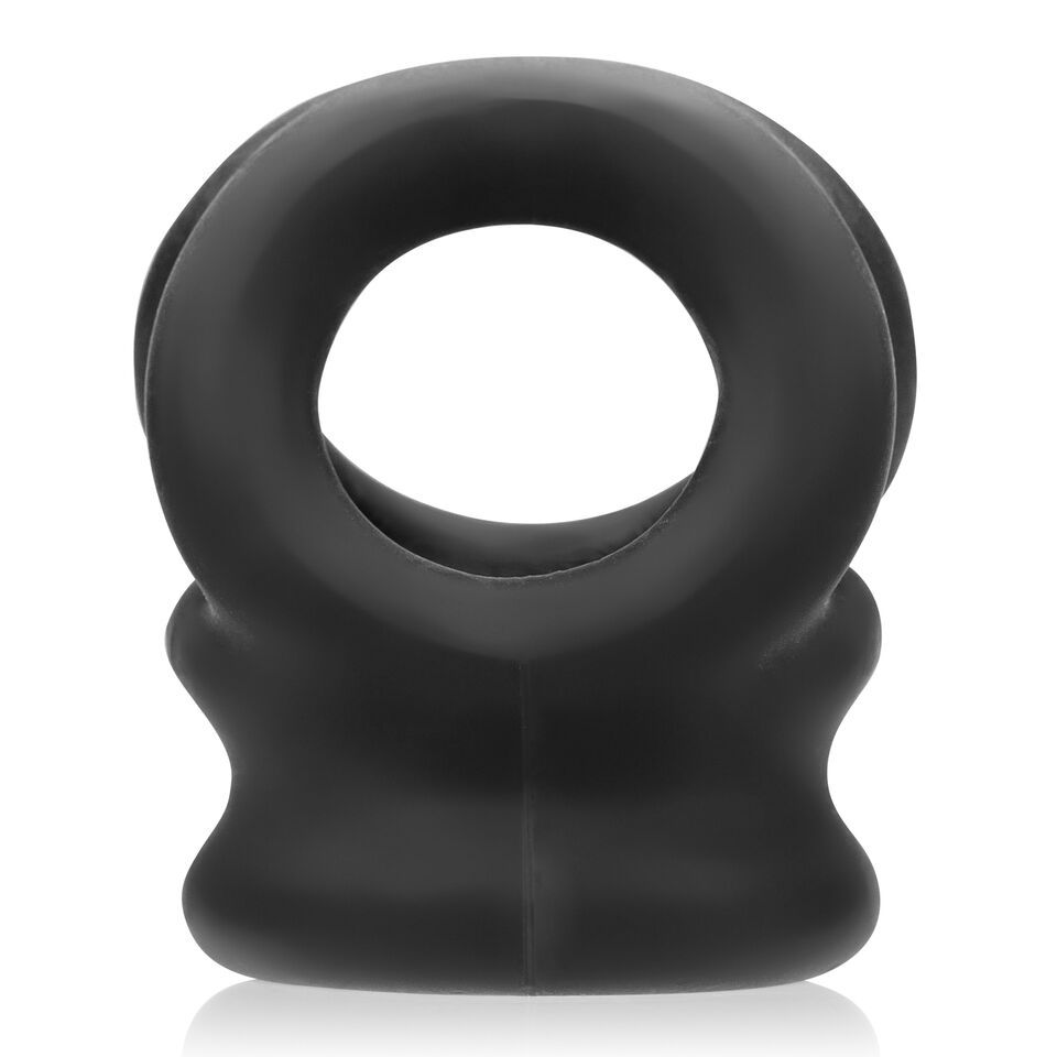 Tri-Squeeze Ball Stretch Cock Sling in Black Ice by Oxballs COCK RINGS Sling
