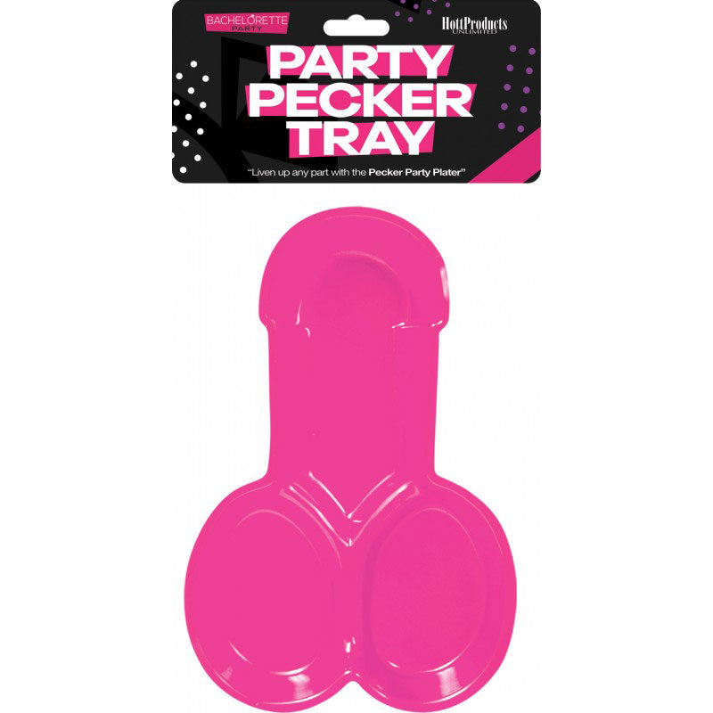 Party Pecker Party Platter Dish – 16 Inch Food Grade Plastic Serving Dish > Novelties > Party Supplies