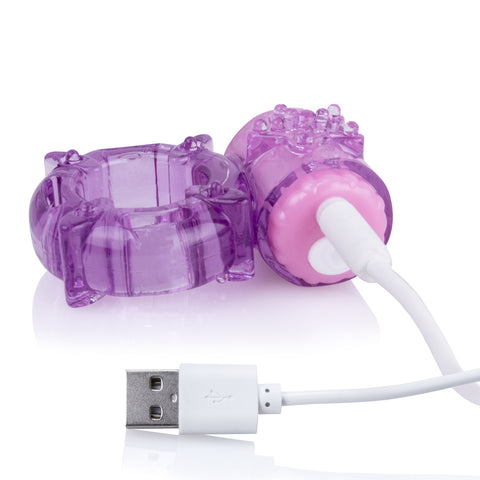 Charged Big O Blue Stretchy Cock Ring for Enhanced Pleasure Cock Rings Vibrating