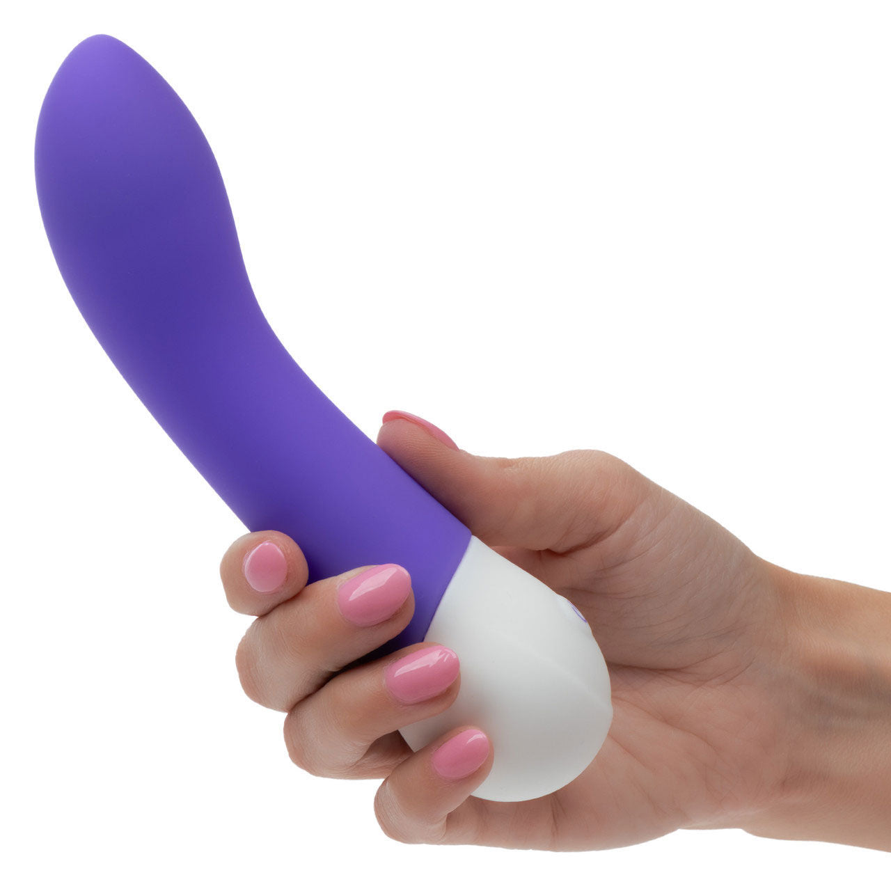 Basic Essentials Rechargeable G-Spot Vibrator in Purple Design Vibrators